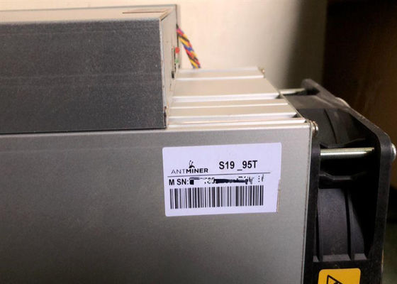 Seconda mano del minatore 3250W Bitmain Antminatore S19 95T di asiatiche Bitcoin di Ethernet