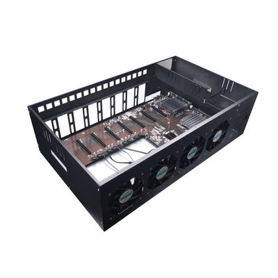Carta grafica di Rig Case For Atx Rtx Gtx di estrazione minatorearia di Rig portafoto usato nuovo 4 Gpu di estrazione minatorearia del metallo