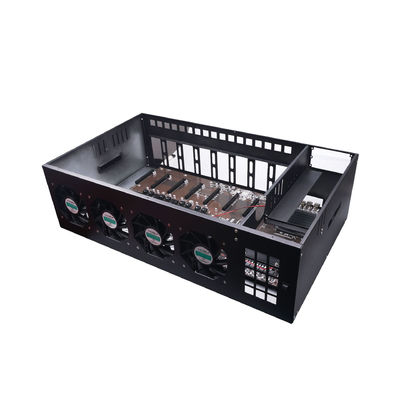 Carta grafica di Rig Case For Atx Rtx Gtx di estrazione minatorearia di Rig portafoto usato nuovo 4 Gpu di estrazione minatorearia del metallo