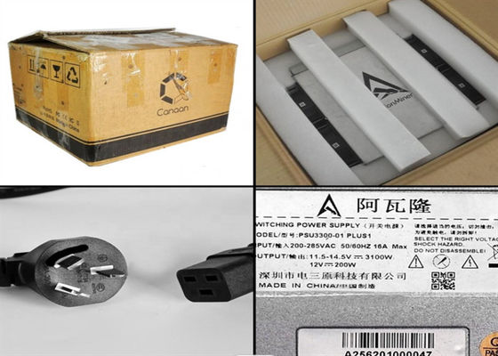Hardware cripto utilizzato di estrazione minatorearia di Avalon 1166 75TH/S 3196W asiatiche della macchina d'estrazione di BTC