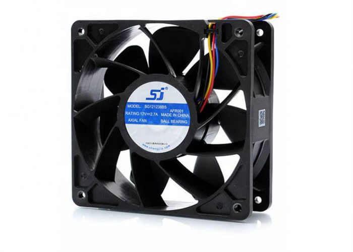 Ventola di raffreddamento ad alta velocità assiale, ventole di raffreddamento 250g dello scaffale del server di SG121238BS 2.7A S7 S9